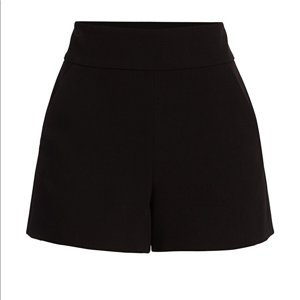Alice & Olivia Donald High-Waist Shorts